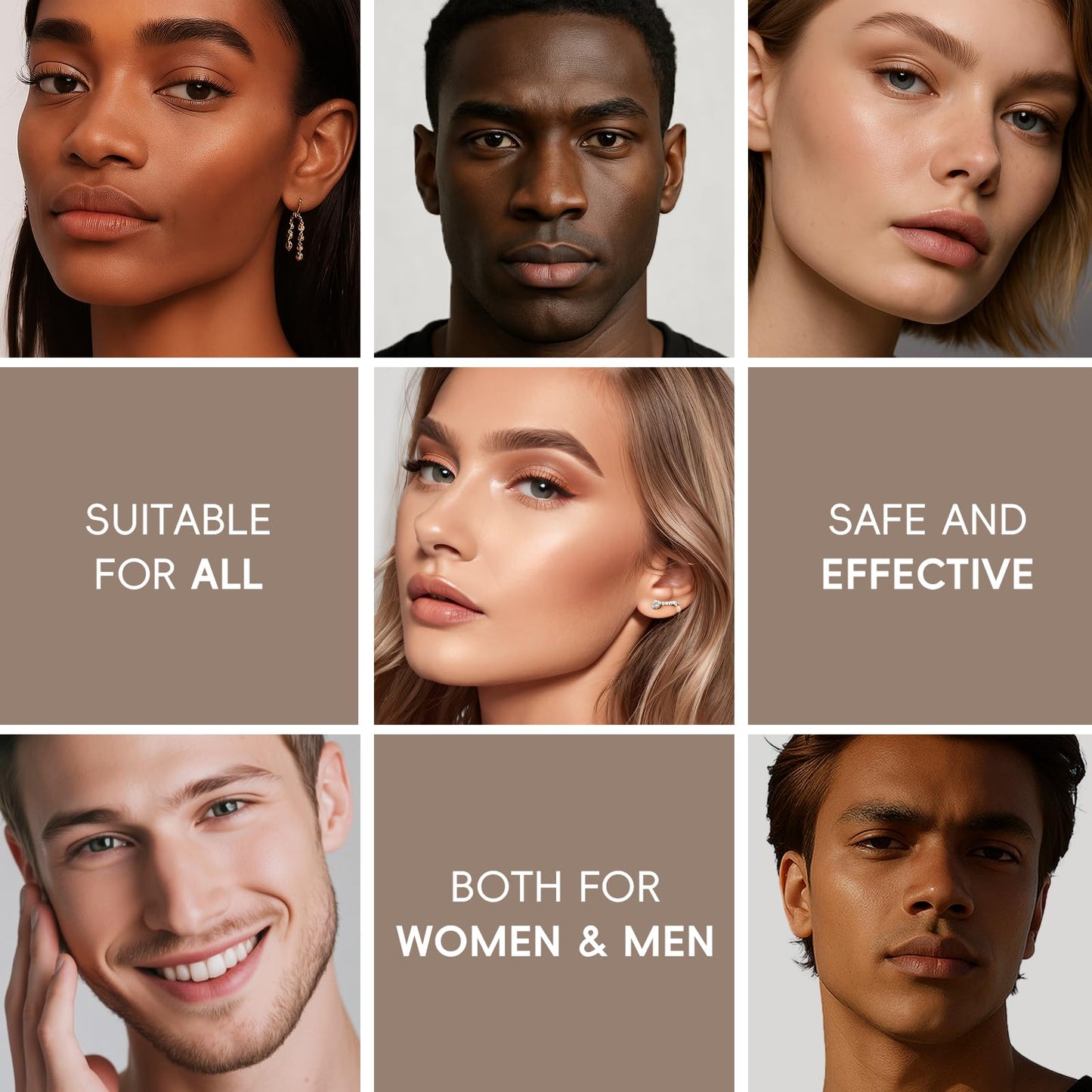 3 Pack Facial Serum Skin Care Sets, Serum for Face Includes Niacinamide, Ceramide, Peptides – Brightening, Hydrating, Dark Spot Corrector, Glow Up, Collagen Boosting - Reset Your Skin Day and Night