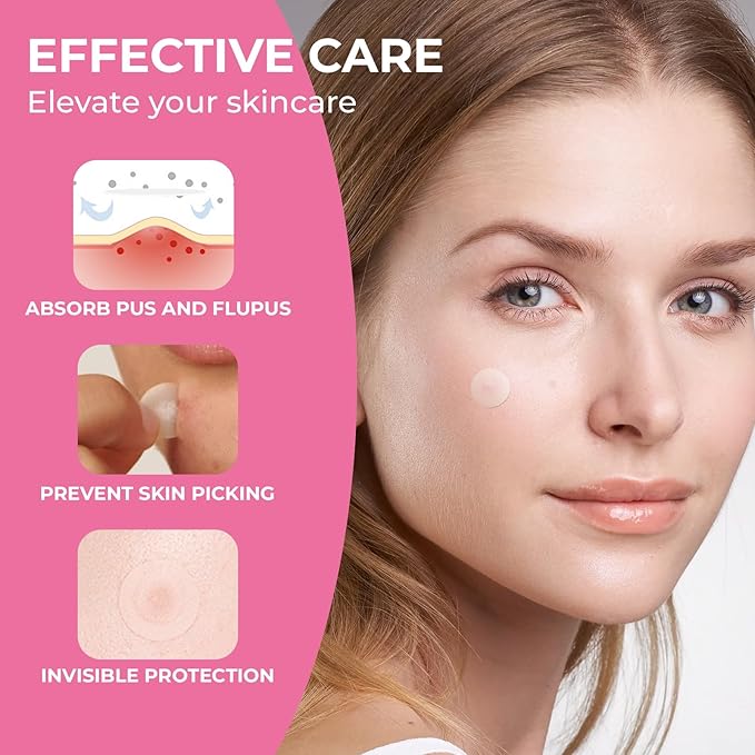 Original Pimple Patches for Face, 2 Size 288 Counts Hydrocolloid Patches for Covering Zits and Blemishes, Acne Patches with Tea Tree, Salicylic Acid and Cica Oil, Skin Care for Teens and Adult