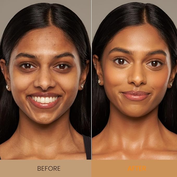 Airbrush Foundation Set with Soft Makeup Brush, [Light Weight], [Long Lasting], [Anti-aging Ingredient], [Oil Control Formula], Full Coverage Foundation for All Skin Type, 05# Sand