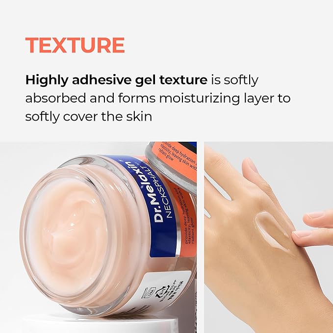 Necksphalt Neck ECM Barrier Cream for Anti-Aging Neck Skin, Tightening Wrinkles for an Even Skin Tone and Neck Lift, 1.69 fl oz (50ml)
