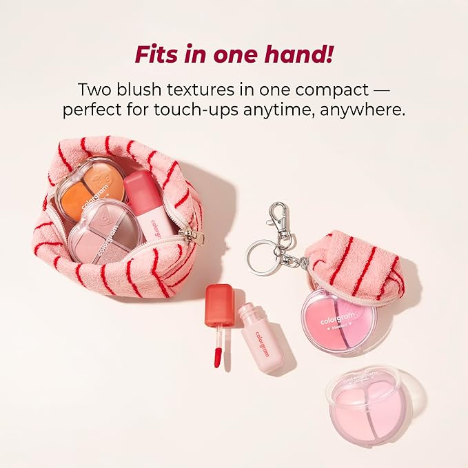 COLORGRAM TINTIN DORY DUO BLUSHER 05 RED HEART DUO