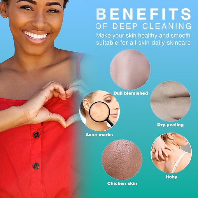 UJFQBH 6 Pieces African Net Sponge Long Bath Sponge Exfoliating Shower Body Scrubber for Daily Use, Terrific for Smoother Skin - Back Scrubber for a Refreshing Experience (Purple - Orange)