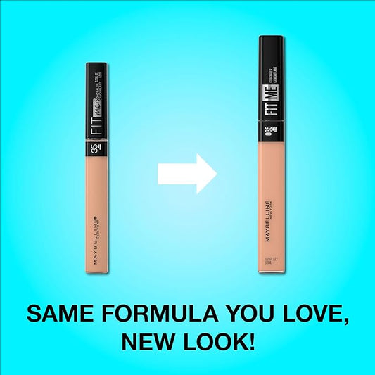 Maybelline Fit Me Liquid Concealer Makeup, Natural Coverage, Lightweight, Conceals, Covers Oil-Free, Wheat (Packaging May Vary)