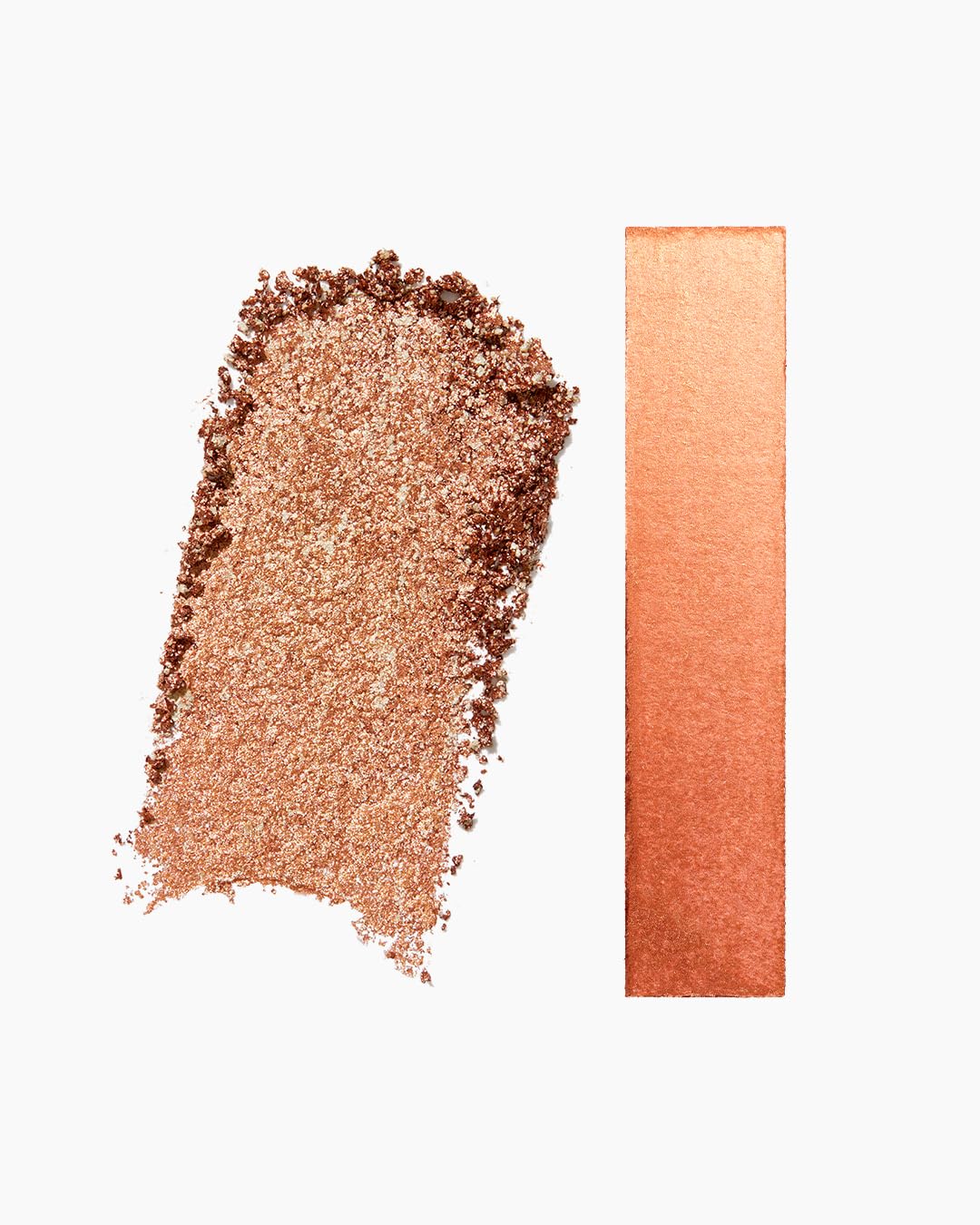 MAKE Beauty Multi-Chromatic Eye Shadow. Metal Reflecting Luminous Foil Finish Creamy, Buildable, Dimensional Long-wear, Crease-proof Powder Eyeshadow, Multichrome Shade - Alloy, Warm Copper