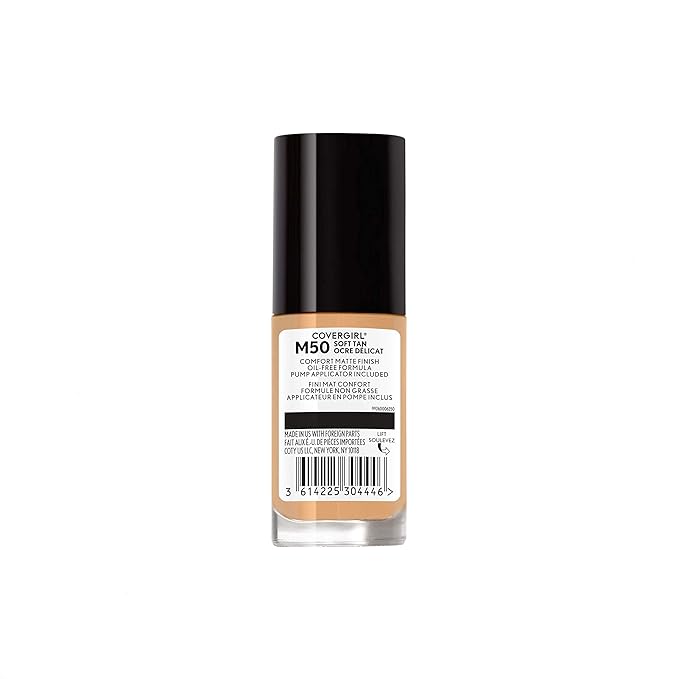 COVERGIRL TruBlend Matte Made Liquid Foundation, Soft Tan (Pack of 2)