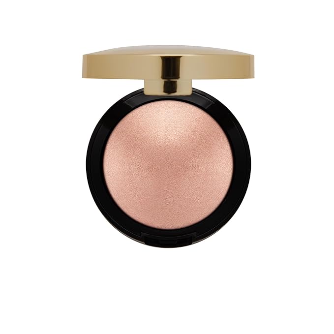 Milani Highlighter Makeup - Baked Contour Powder & Face Highligher, Made in Italy - Dolce Perla