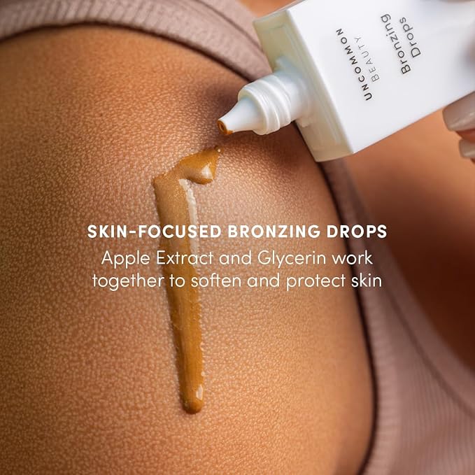 Bronzing Drops - Liquid Bronzer Face Drops with Glycerin - All Skin Types, Vegan, Cruelty Free, Fragrance Free, 1.164 FL OZ