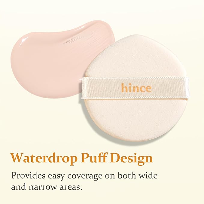 hince Second Skin Glow Cushion-12g | Skin Foundation dewy, glow, long-lasting, classy, clean beauty, lightweight, natural look,refreshing, moisturizing, slim fitting texture (SAND, 23)