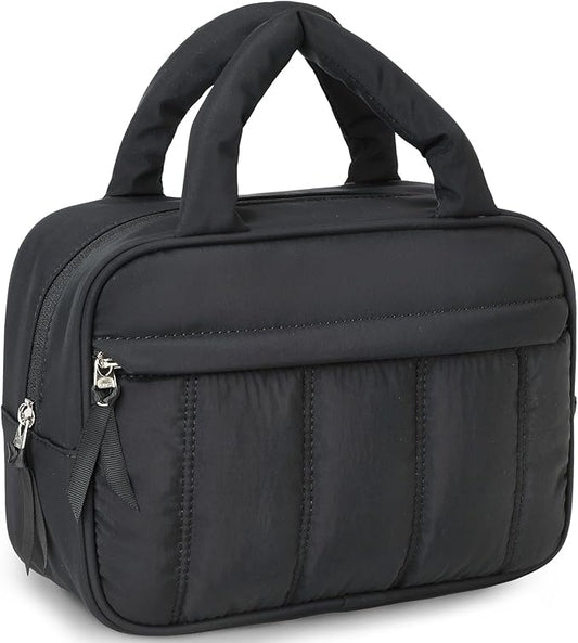 Makeup Bag for Women Cosmetic Bag Large Make Up Organizer Travel Toiletry Bags Waterproof Zipper Tote Pouch Purse for Girls