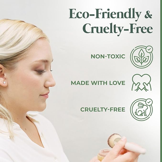 Dr. Lily Ros- All-Natural Blush, Bronzer & Shimmer – Plant Based No Harsh Chemicals, No Parabens or Synthetic Fragrances 100% Natural Formula Safe for Sensitive Skin (Rose Petals)