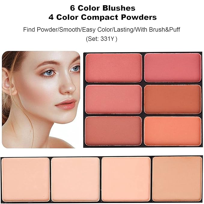 MISS ROSE M 58 Color Professional Makeup pallet, Makeup Kit for Women Full Kit, All In One Make up Kit Set, Makeup Gift Set for women girls (331Y)