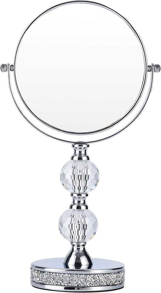 M020 360 Swivel Vanity Mirror - Double Sided, 1X/5X Magnifying, Adjustable