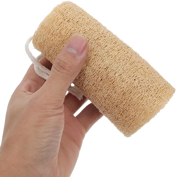 Beaupretty 3pcs Loofah Dish Sponge, Dishwashing Scouring Pad Natural Loofah Vegetable Scrubber for Kitchen