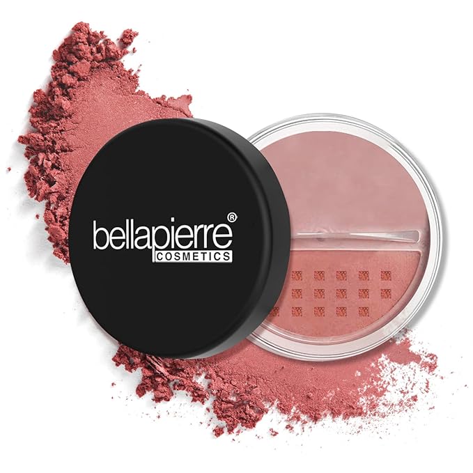 bellapierre Mineral Blush | Warm Dewy Complexion | Non-Toxic & Paraben Free | Hypoallergenic | Loose Powder - 0.3-Ounce – Desert Rose