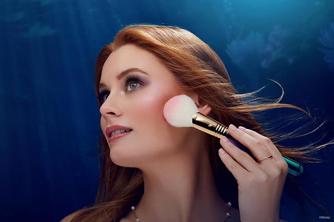 Sigma Beauty and Disney Blush - The Little Mermaid Long Lasting Blush Pressed Powder - Gluten Free, Cruelty Free, Vegan Makeup (True Love)