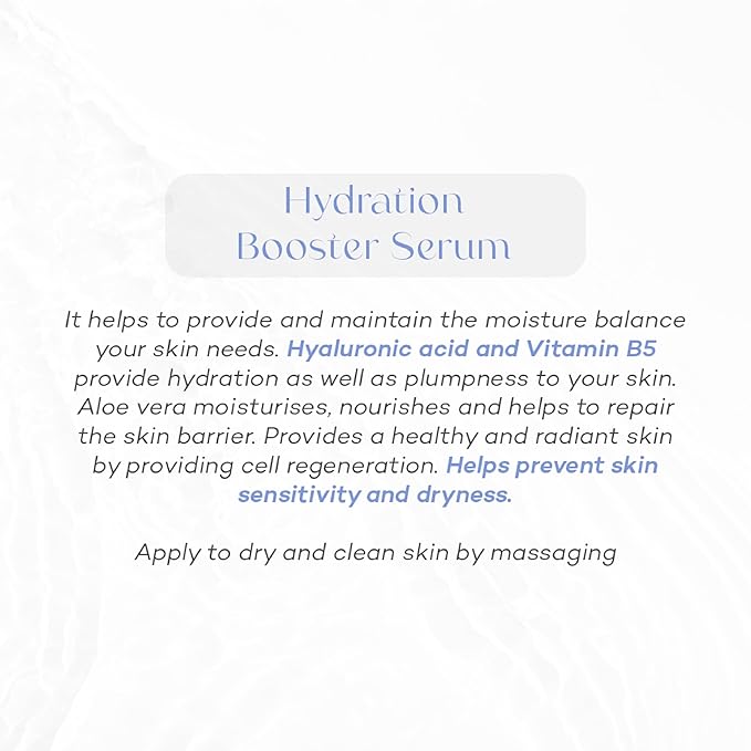 Gew’n Kirish Hyaluronic Acid + Aloe Vera + Vitamin B5 Hydration Booster Serum – Deep Moisture, Soothing & Skin Barrier Support, Lightweight Daily Hydrating Serum, 30 ml (1.01 fl oz)