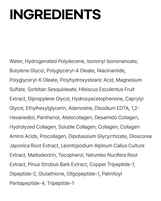 Mucin Collagen Cream Ampoule for face – Collagen-Powered Hydrating & Firming Skincare, Non-Greasy, Revitalizing Serum Glass Skin Korean Beauty for All Skin Types, 4ml x 5