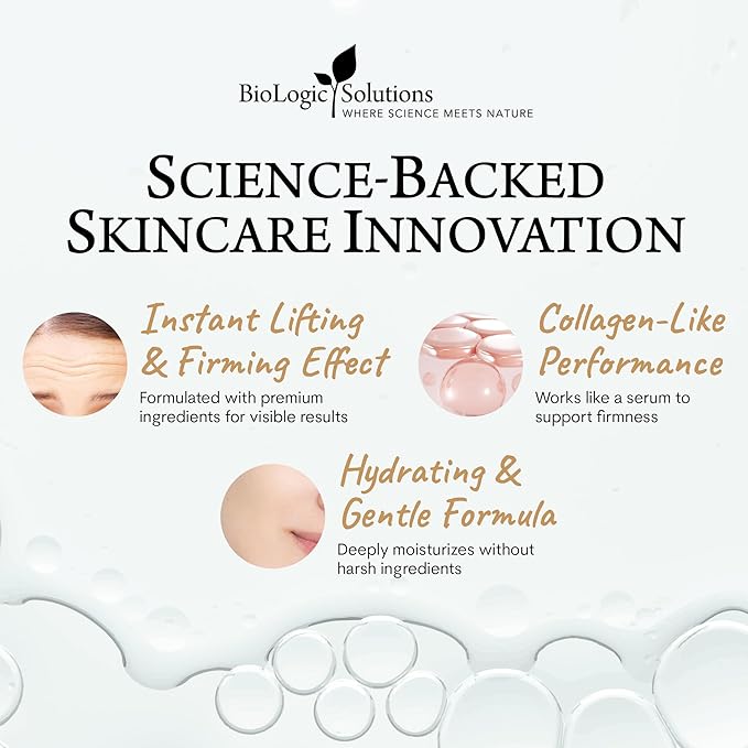 Biologic MaxiLift Instant Face Lift Serum - Skin Tightening Face Serum for Women Eyes, Firms and Smooths Sagging Skin, Fine Lines & Wrinkles - 0.5 Fl Oz
