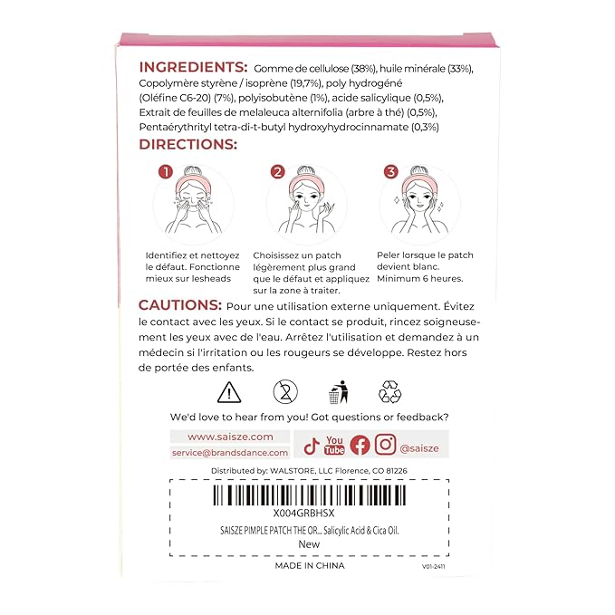 Original Pimple Patches for Face, 2 Size 288 Counts Hydrocolloid Patches for Covering Zits and Blemishes, Acne Patches with Tea Tree, Salicylic Acid and Cica Oil, Skin Care for Teens and Adult