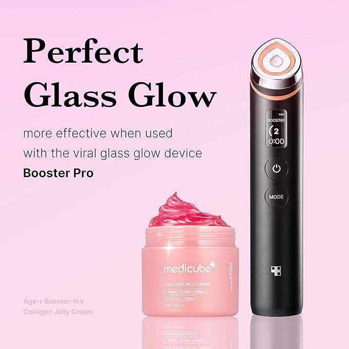 medicube Collagen Jelly Cream- Niacinamide & Freeze-Dried Hydrolyzed Collagen - Boosts skin's barrier hydration and gives 24h Glow & Lifted Look - Korean skincare (1.69 Fl Oz (Pack of 1))