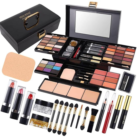 58 Color Professional Makeup pallet, Makeup Kit for Women Full Kit,All In One Makeup Set,Makeup Gift Set for Women&Girls&Teen (331N)