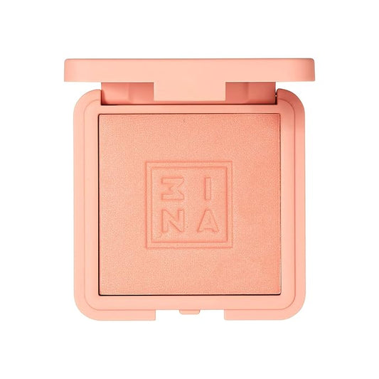 3INA The Blush 310 - Natural, Light Mineral Powder Blush For Sensitive Skin - Blendable, Buildable Rouge To Give Skin A Pigmented, Dewy Glow - Vegan, Cruelty Free, Eco Friendly Blush Makeup - 0.26 Oz