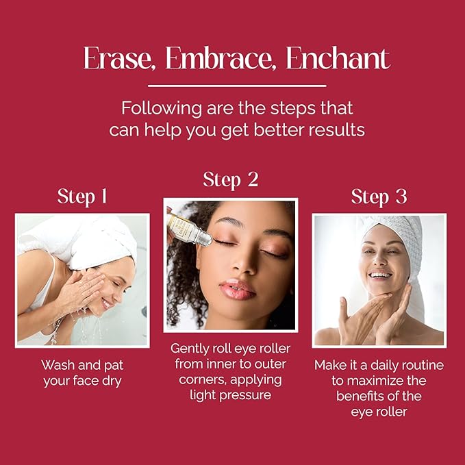 Bella Beauty Eye Roller Serum with Retinol & Vitamin B5 - Reduces Dark Circles, Puffiness & Fine Lines - Anti-Aging, Dermatologist Tested, Korean Skin Care for All Skin Types - 1.69 Fl. Oz