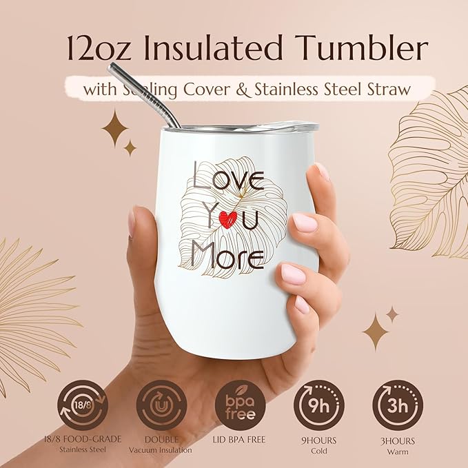 Birthday Gift Box for Women, Spa Tumbler Gifts Get For Her, Spa Gift Basket Care Package of Coffee Mug, Bubble Bath, Hand Cream, Bath Oil, Bath Salt,Shower Steamer, Unique Thank You Gifts