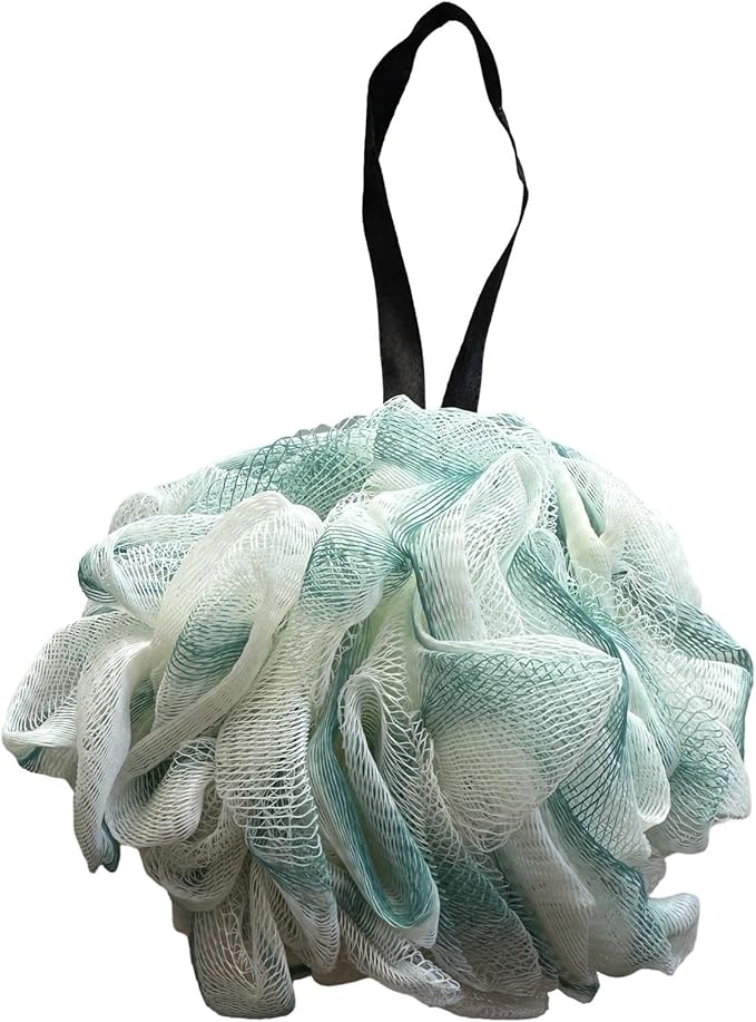 50g Bath Sponge Shower Loofah Mesh Pouf Bath Scrunchies Body Wash Puff Shower Puff Exfoliating Scrubber