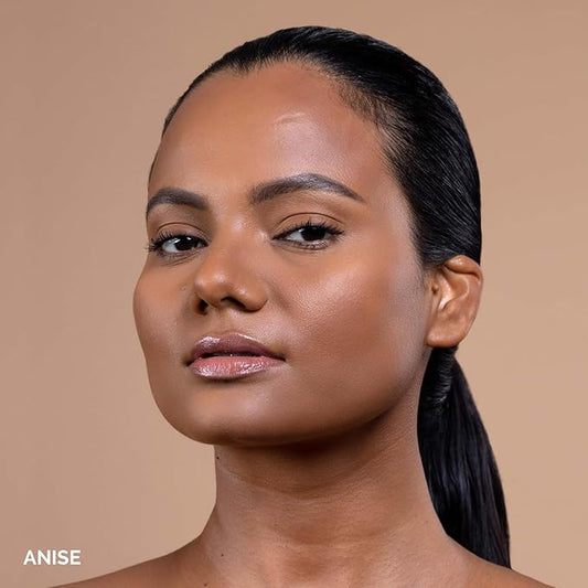 OFIR Skin Satin Medium Coverage Foundation | Lightweight Foundation Makeup with Vegan Formula | Blue Light Protection & Non-Creasing for Long-Lasting Wear | 1 FL OZ (Anise - Medium Deep Warm)