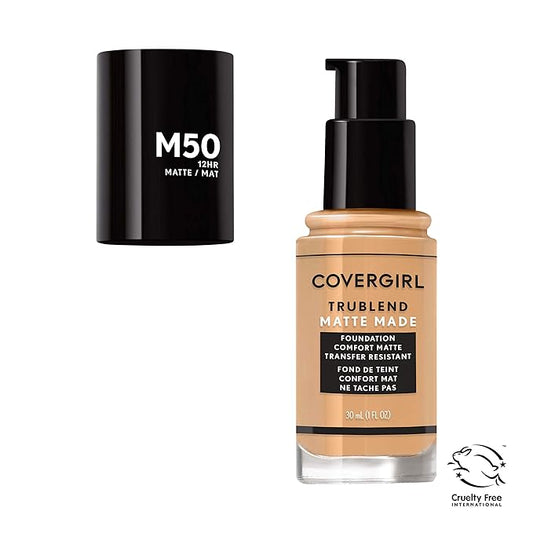 COVERGIRL TruBlend Matte Made Liquid Foundation, Soft Tan (Pack of 2)