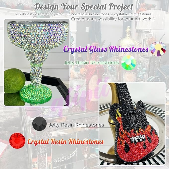 10000PCS 2mm Golden Yellow Resin Rhinestones Bulk for Crafting SS6 Bright Gold Flatback Jelly Stones Diamonds Gems Jewels Charms for Nails Face Eyes Makeup Body Tumblers Crafts Shoes Clothes