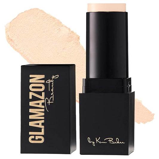 Glamazon Second to None Foundation Stick, Praline Dream, Light-to-Full Coverage, Weightless Makeup With a Glowy Natural Finish