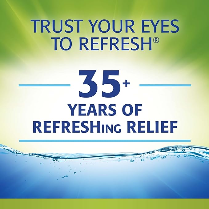 Refresh RELIEVA PF Xtra Preservative-Free Artificial Tears Lubricant Eye Drops, 2x0.33 fl oz (20 mL), 2 Count