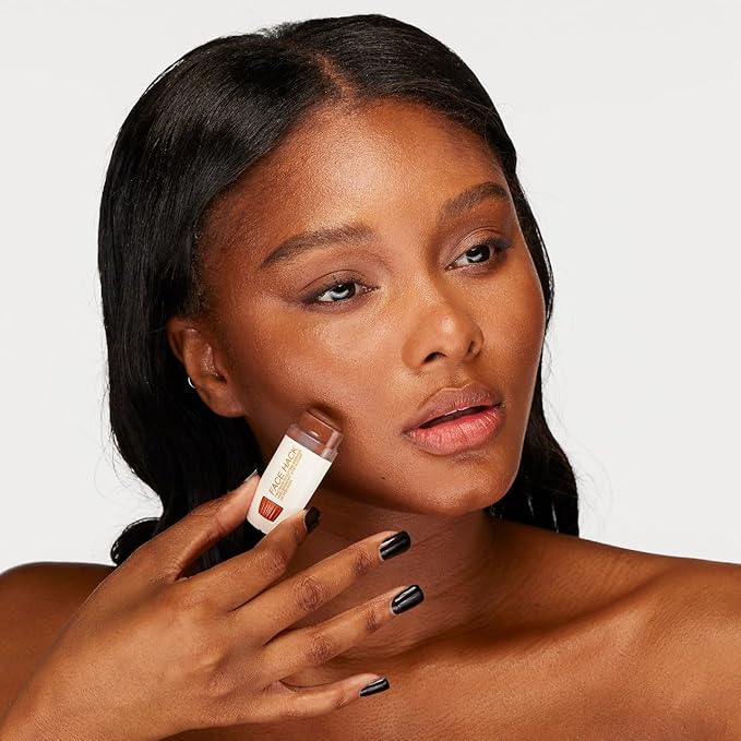 Freck Beauty FACE HACK Precision Sculpting Bronzer Stick – Creamy Buildable Formula, Natural Skin-Like Finish, Almond Tip Applicator, Vegan & Cruelty-Free | DARK (Deep Neutral Warm Undertone)