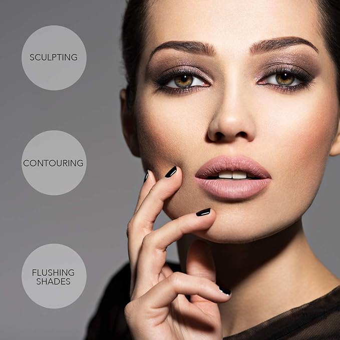 Bellaterra Cosmetics Mineral Loose Blush - Contouring, Long Lasting, Illuminating in 5 Shades for All Skin Types. (Ambrosial Crush, 9g)