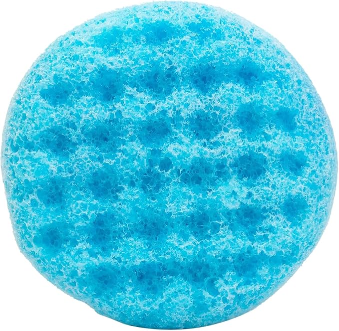 Soap Sponge and Exfoliating Body Buffer, 7 Ounce Scrub with Shea Butter and Essential Oils, Tropical Bliss