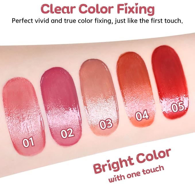 BBIA Water Fit Tint - Extreme Persistence Long-Lasting Watery Glow Fixing Tint Lightweight High Pigment Clear Colors Non-Smudging Glowy Finish Korean Daily Lip Makeup (01 HONEY SWEET, Pack of 1)