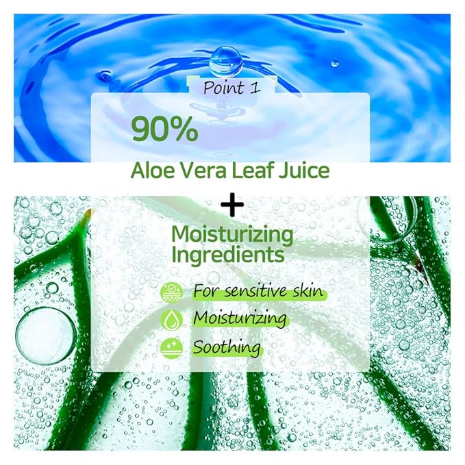 Nature Republic Soothing Moisture Aloe Vera Gram 1 (5.24 Fl Oz (Pack of 1), Toner(NEW Ver.))