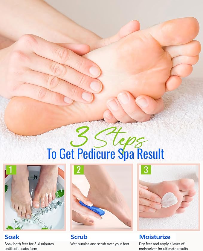 Maryton New Sharper Pumice, Professional Pedicure Tools Foot Scrubber Salon Disposable Pumice Stone Callus Remover for Feet, 40Pcs (Blue)