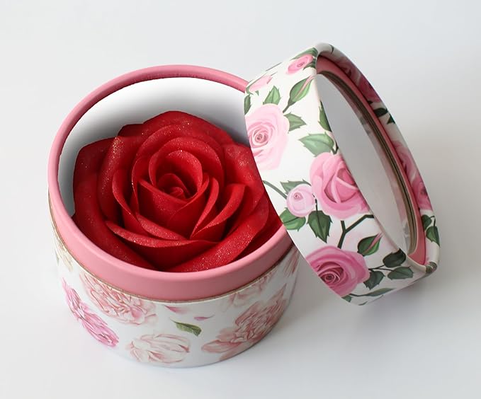 3D petal rose makeup blush gift highlighter Rare beauty blush rubor forma de rosa real rose flower red blush (Red Rose)