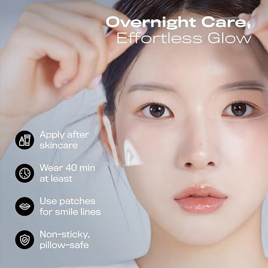 Hydrogel Mask – Korean Hydrating Gel Mask with Niacinamide, Vitamin C, Rice Extract – Glass Skin Sheet Pack for Deep Hydration, Radiance Boosting, Moisturizing – 34g x4