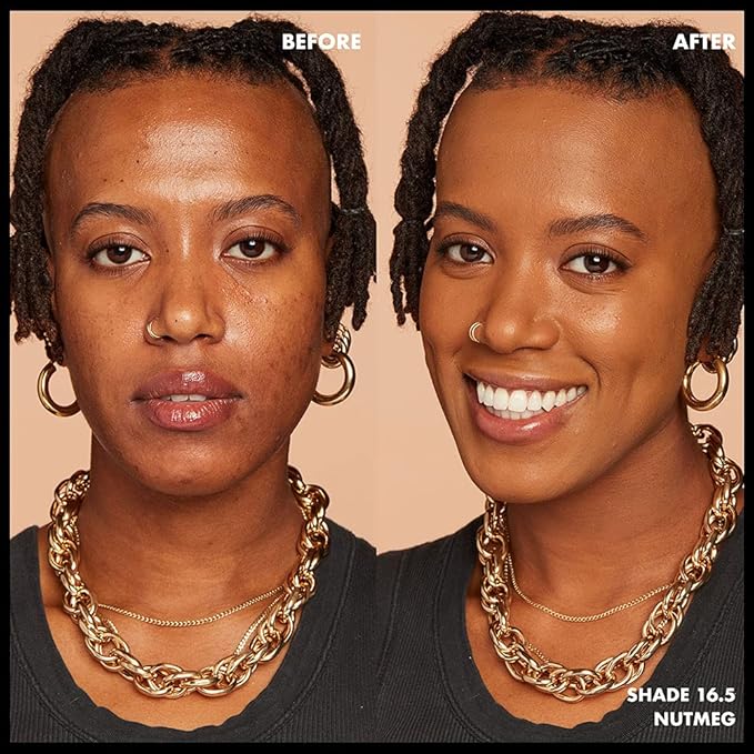 NYX PROFESSIONAL MAKEUP Can't Stop Won't Stop Foundation, 24h Full Coverage Matte Finish - Nutmeg