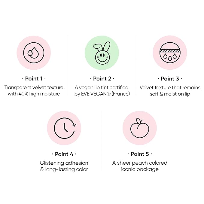 Amuse SEOUL DEW VELVET TINT 10 ROSE BOKSOONGA | Nude matte peach | Velvety, matte, moisturizing, long-lasting color, transfer proof, vegan