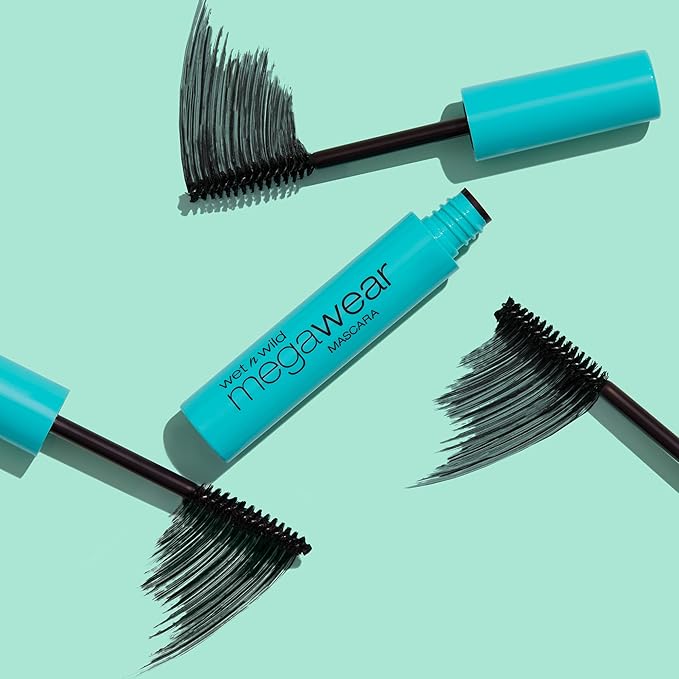 wet n wild MegaLiner Liquid Eyeliner and Enhance and Define Megawear Mascara Bundle
