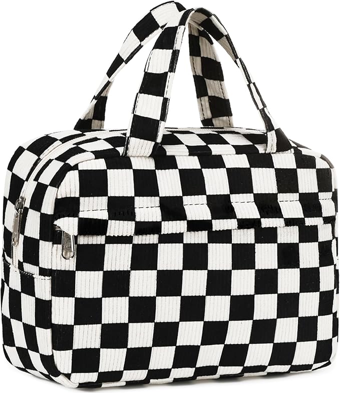 Makeup Bag for Women Cosmetic Bag Large Make Up Organizer Travel Toiletry Bags Waterproof Zipper Tote Pouch Purse for Girls