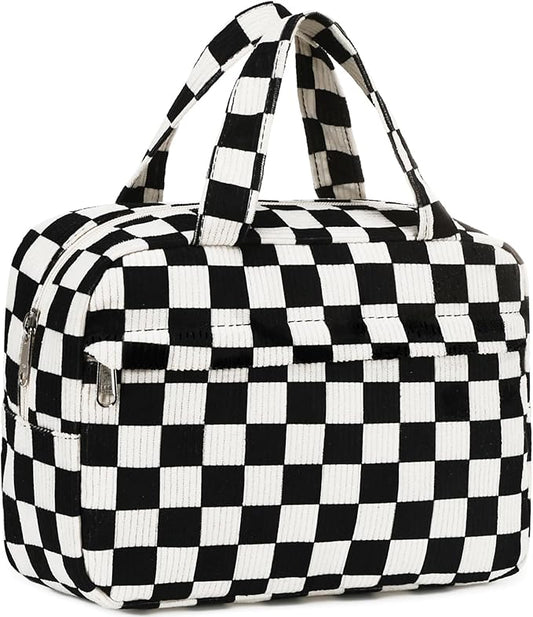 Makeup Bag for Women Cosmetic Bag Large Make Up Organizer Travel Toiletry Bags Waterproof Zipper Tote Pouch Purse for Girls