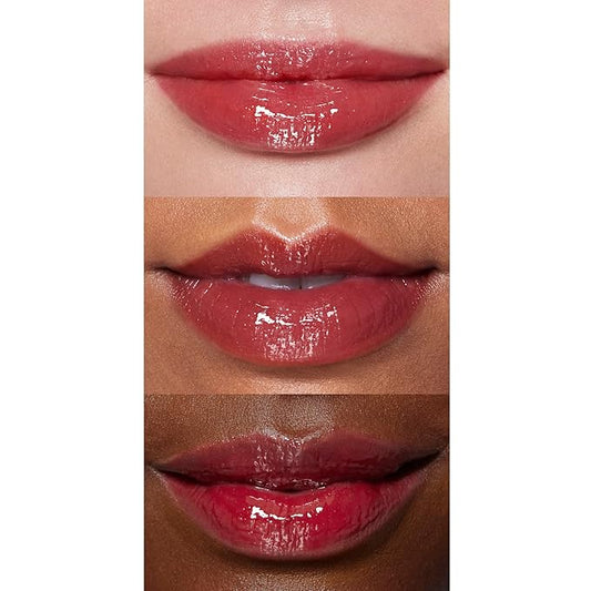 e.l.f. Lip Lacquer, Nourishing, Non-Sticky Ultra-Shine Lip Gloss With Sheer Color, Infused With Vitamins A & E, Vegan & Cruelty-Free, Cherry Bomb (Pack of 2)