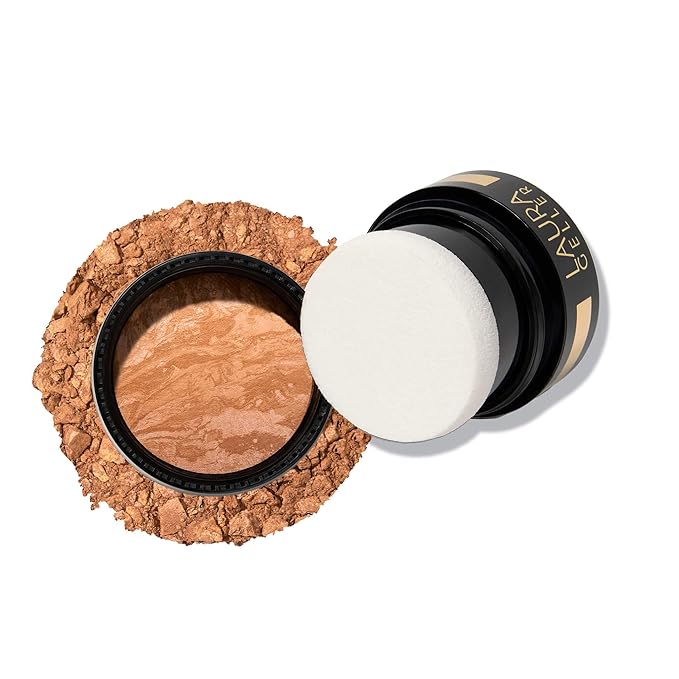 LAURA GELLER NEW YORK Baked Balance-n-Glow To Go Travel Size Illuminating Foundation (05 Golden Medium, 0.05 Ounce (Pack of 1))