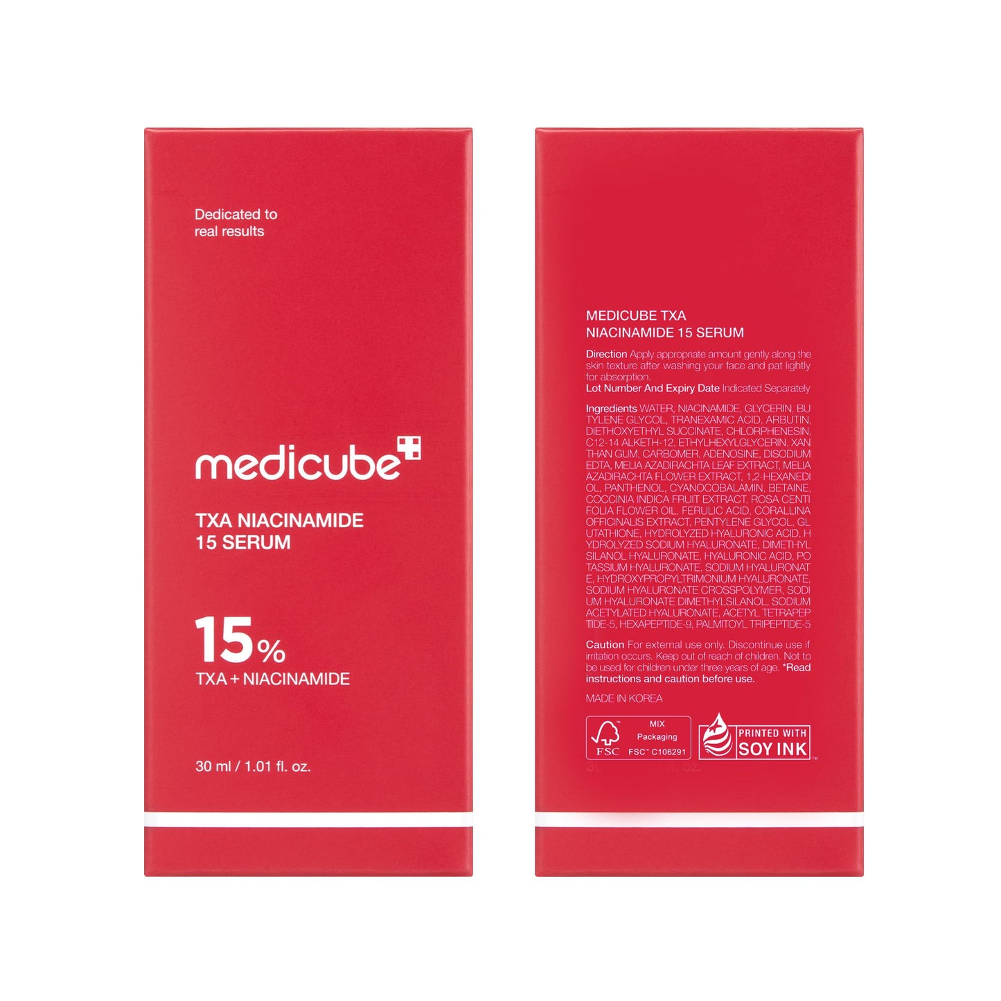 medicube TXA+Niacinamide 15% Glow Facial Serum for After Spot Care | All-in-One Daily Korean Skincare | Uneven Skin Tone, Texture, and Hydration Care | High-Potency Tranexamic Acid 5% | 1.01 fl.oz